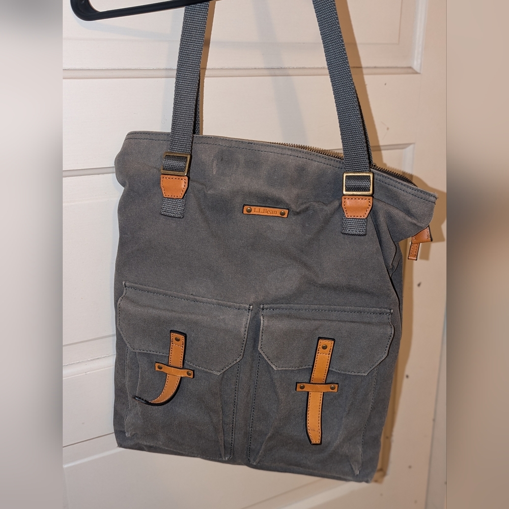 Vintage L.L. bean canvas tote